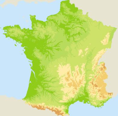 Retour à la carte des régions de France